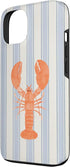 Retro Beachy Summer Lobster Stripes Aesthetic 13 Case for iPhone