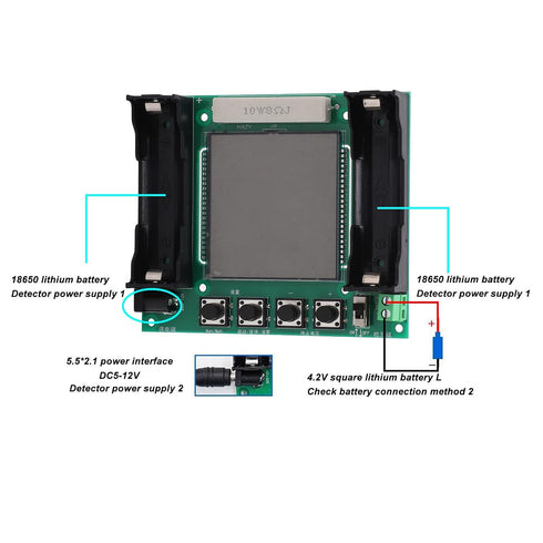 Lithium Battery Capacity Tester M239, High Accuracy Module for Li Ion Battery Measurement, Digital Display