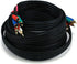 Monoprice 25ft 22AWG 5-RCA Component Video/Audio Coaxial Cable (RG-59/U) - Black
