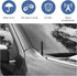 Gasedin 3.14" Car Short Antenna, Carbon Fiber Antennas Replacement with Aluminum Screw, AM/FM Radio Reception Antenna