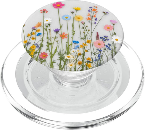 Flower Bouquet Phone Popper Flower Bouquet Floral Pattern PopSockets PopGrip for MagSafe