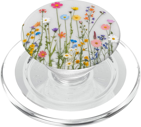 Flower Bouquet Phone Popper Flower Bouquet Floral Pattern PopSockets PopGrip for MagSafe