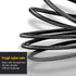 Puxnoin Multi Charging Cable, 2Pack Short 1FT Braided Universal 3 in 1 USB Cable with Type-C, Micro USB Connectors