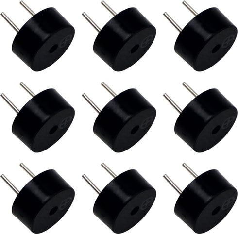 Fielect 10Pcs DC3V 80db Buzzer Alarm Passive Electronic Beeper for Intermittent Sound Speaker