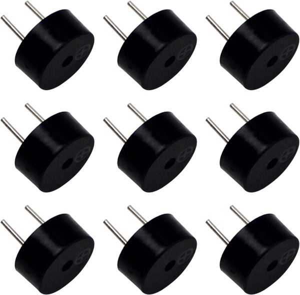 Fielect 10Pcs DC3V 80db Buzzer Alarm Passive Electronic Beeper for Intermittent Sound Speaker