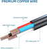 Replacement USB-A to Micro USB Power Cord Cable - Compatible with various devices. Durable and reliable.