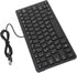 Yoidesu Wired Keyboard, TT-A01 78 Keys USB Mute Ultra Thin Mini Keyboard for PC Laptop Desktop (Russian)