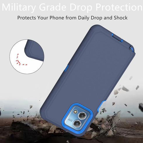 Motorola Moto G Stylus 5G 2023 Case, Heavy Duty Defender Dustproof Shockproof Protection 3 in 1 Rugged Phone Cover