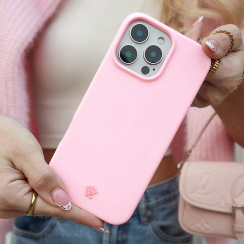 VELVET CAVIAR 16 10ft for iPhone Case - Compatible with MagSafe - Drop Protection (Pink Strawberry Milk)