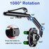 DOUBFIVSY 360 Rotatable Car Sun Visor Phone Holder, Compatible with iPhone 13/12 Pro Max, Galaxy Z Fold 3/S21/S22