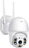 Pan Tilt Outdoor Security Camera, 1080P Home WiFi IP Camera, Dome Surveillance Cam with Two Way Audio, Night Vision