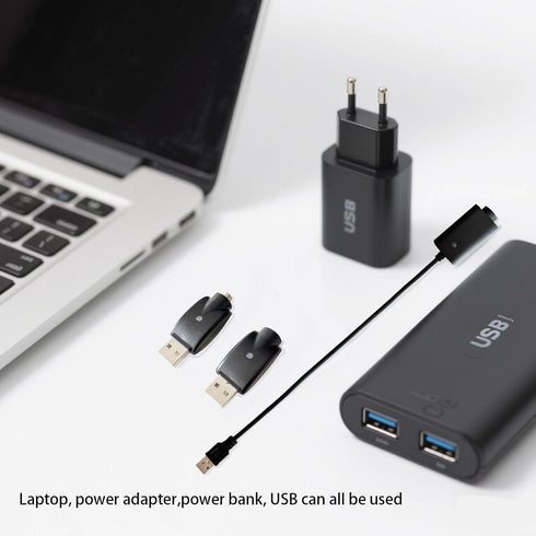 HMLXSH 510 3-Piece Set Smart USB Thread Charger Cable with LED Conversion Indicator Light, Smart Overcharge Protection