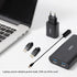 HMLXSH 510 3-Piece Set Smart USB Thread Charger Cable with LED Conversion Indicator Light, Smart Overcharge Protection