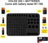 BT-168 200+ 9V Battery Organizer Storage Box with Tester, Battery Vault Case Fireproof Waterproof Explosionproof Holder
