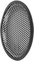 Unifizz 2pcs Car Audio Speaker Subwoofer Metal Waffle Grill Cover, Black Protector with Rubber Edge and Clips, 6.5 Inch