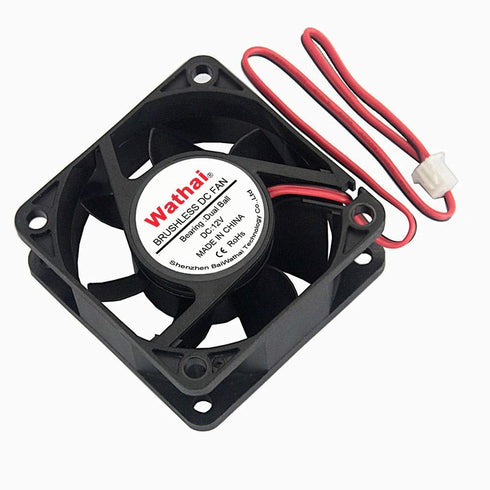 Wathai 60mm x 25mm 12V Waterproof Small Fan, High Speed DIY Cooling for RV Refrigerator, Computer Case, IP67