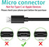 Heated Vest Charger Power Cable Adapter for ORORO Heated Jackets, Heated Hoodies, and Heated Hand Muff