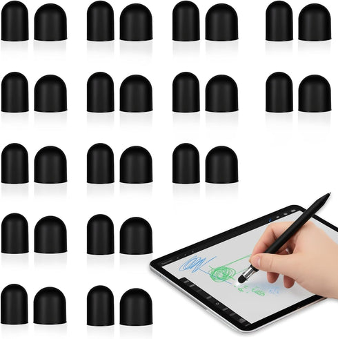 ECNHIVE Stylus Tip Replacement 30 Pcs, 0.2'' & 0.28'' High Sensitivity Precision Silicone