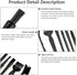 Keyboard Brush,6 in 1 Multi-Purpose Portable Plastic Handle Nylon Anti Static Brush Kit Fit for MacBook Laptop,Phone,Computer Keyboard,Machine,Car Interior Detailing,PP Handle,Razor Cleaning Brush by Nockchawon