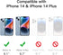 JETech Camera Lens Protector for iPhone 14 6.1-Inch and iPhone 14 Plus 6.7-Inch, 9H Tempered Glass, Anti-Scratch, Case Friendly, Does Not Affect Night Shots, HD Clear, 3-Pack