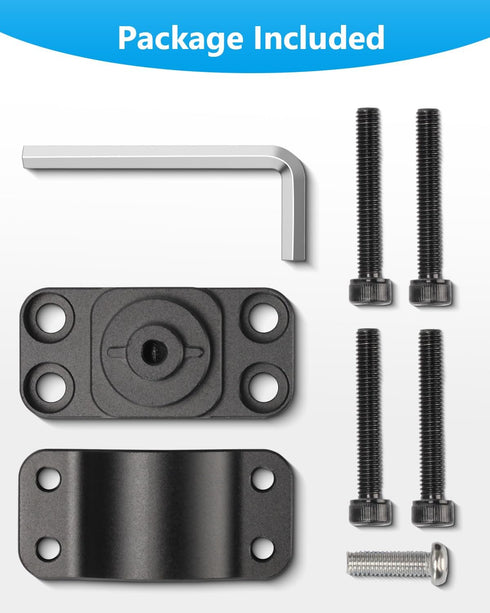 JISHAHS 9 Aluminum Mount for Lowrance Eagle Eye Sensor - Compatible with Various Rod, Easy Installation - Aluminum