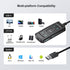 Inwa Aux to USB External Sound Card, USB to 3.5mm Jack Audio Adapter for PS5, PS4, PC, Switch, 7.1 Surround Sound