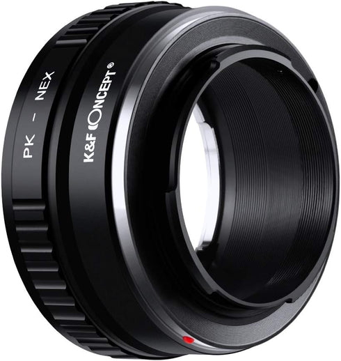 K&F Concept PK K Mount Lens Adapter for Sony NEX E-Mount, Compatible with NEX-3, NEX-5, NEX-6, NEX-7