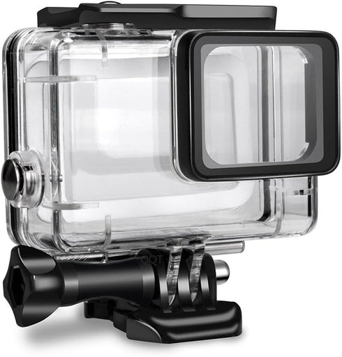 for Gopro Hero 7 Black Waterproof Housing Case, Protective Underwater Diving Housing Shell 45m with Bracket for Go Pro Hero 6/5 & Gopro Hero 7 Black Sports Action Camera