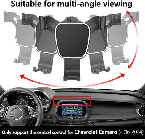 LUNQIN 2016 2017 2018 2019 2020 2021 2022 2023 2024 Car Phone Holder for Chevrolet Chevy Camaro Auto Accessories