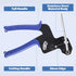 Metal Zip Tie Tool, Adjustable Fastening and Cutting Stainless Steel Cable Tie Gun with 150pcs Metal Zip Ties