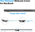 Eyebloc Laptop Webcam Cover Slide - Magnetic Privacy Slider & Webcam Privacy Cover - Ultra-Thin Design & Camera
