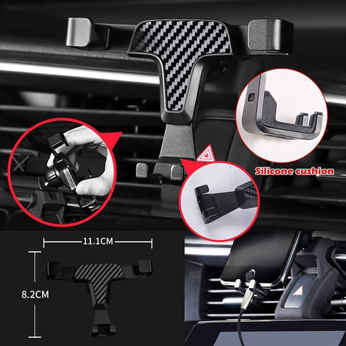 GTINTHEBOX Smartphone Holder Compatible with 2016-2019 Honda Civic (Left Hand Driving Room, 3.5-6.0 Inches)