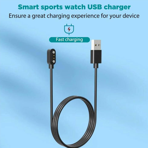 Smart Band Charging Cable, Fast Charging PVC ABS Magnetic Charger for Xiaomi Haylou RS4