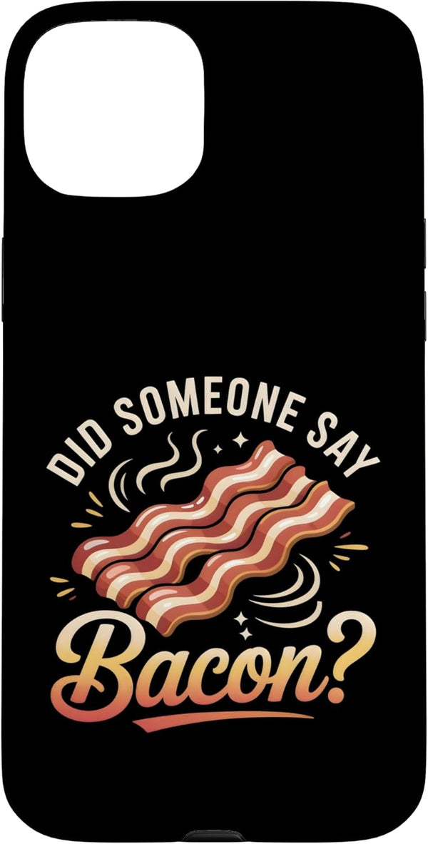 Retro Bacon Design Bacon Lovers Retro Foodie Breakfast Case for iPhone 15 Plus