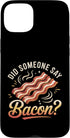 Retro Bacon Design Bacon Lovers Retro Foodie Breakfast Case for iPhone 15 Plus