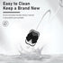 Kawaii Phone Cable Protector for iPhone 18W/20W USB-C Charger, Clear Soft Protective Case Data Line Cover, Black