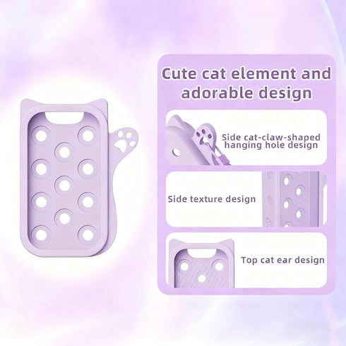 TARSHYRY 1 OZ/30 mL (4pcs Set) Silicone Hand Sanitizer Spray Case with Keychain, Cute Protective Holder Cover