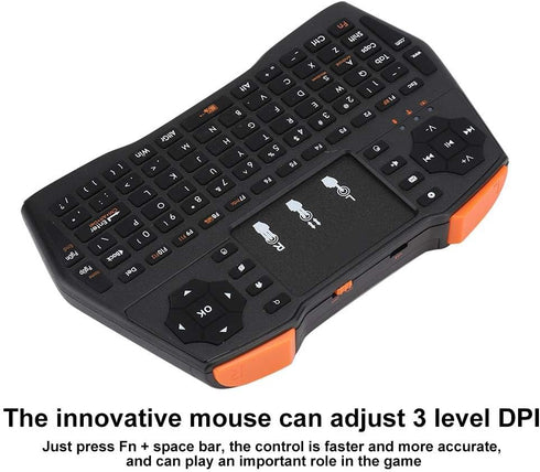 ASHATA Mini Wireless Keyboard for Viboton I8 Plus,2.4GHz Mini Wireless Keyboard Multi-Function Keyboard for Andriod TV Box/Google TV Box/XBOX360