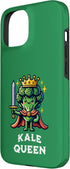 Kale Queen Funny Saying 15 iPhone Kale Queen Funny Quote Kale Lover Veggie Vegan Case