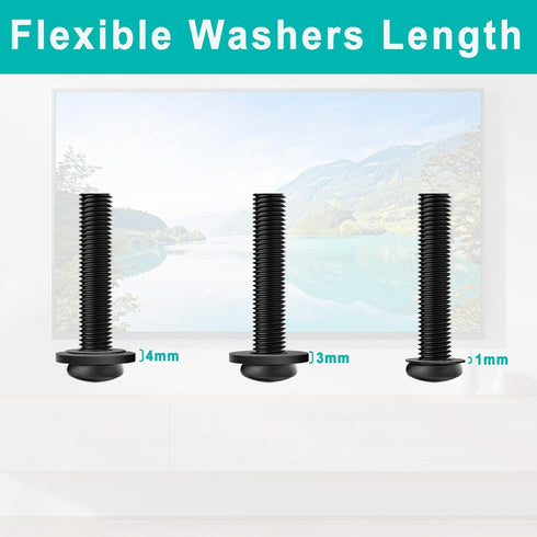 Yaotieci 24" 32" 39" 40" 42" 43" 48" 50" 55" 58" 65" 70" 75" TV Stand Legs Screws Kit for Insignia TV Legs