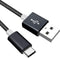Replacement USB C Charging Cable for LG TONE Style HBS-SL5/HBS-SL6S/HBS-XL7 Stereo Headset, 5ft Black