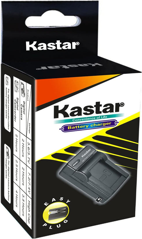Kastar 1-Pack CNP80 Battery and AC Wall Charger Replacement for Casio Exilim EX-N10, EX-N20, and More