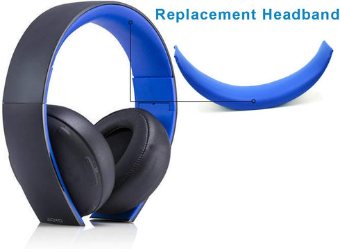 Ps4 Gold Headband Cushion Replacement Compatible with Sony ps4 Gold Wireless headset PS3 PS4 7.1 Virtual Surround Sound CECHYA-0083 headphone (1 Pcs Headband)