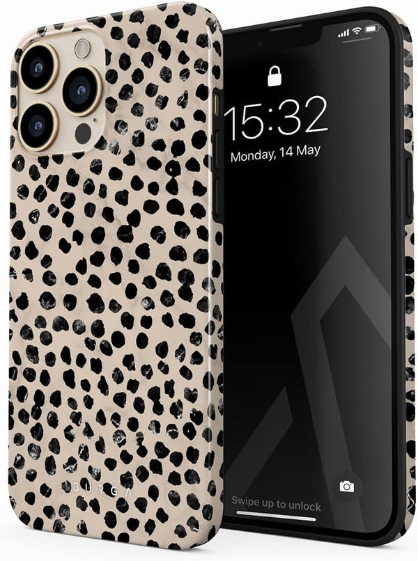 BURGA Phone Case for iPhone 13 Pro Max, Cute Trendy Aesthetic Pattern Hard Shell Protection for Women and Men