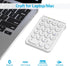 iClever Number Pad, KP08 Bluetooth Number Pad, Ultra Slim and Lightweight, USB-C Charge, for Laptop, iPad, Mac, PC
