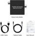 Bi-Directional Coax Digital Audio Adapter - Converter for Coax to Optical or Optical to Coaxial