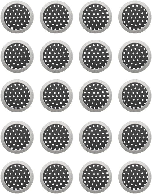 Earbuds Dust-Proof Steel Mesh with Glue, Stainless in-Ear Earphones Replace Clean Net Filter for Headphones (Pack of