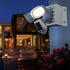 Exterior Wall Corner Mount Bracket for Surveillance Systems, Corner Holder for Security Cameras, White