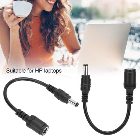2Pcs Converter Cable, 7.4x5.0mm Female to 5.5x2.5mm Male, Premium ABS Material, Durable and Sturdy for Short Distance