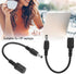2Pcs Converter Cable, 7.4x5.0mm Female to 5.5x2.5mm Male, Premium ABS Material, Durable and Sturdy for Short Distance